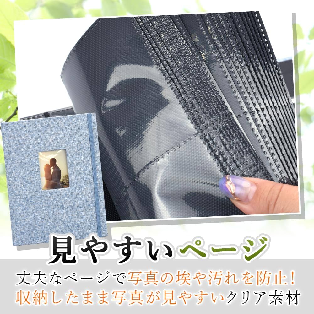 Amazon.co.jp: noter store 大容量フォトアルバム チェキ用 写真